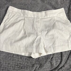 Worthington Textured Cream Shorts